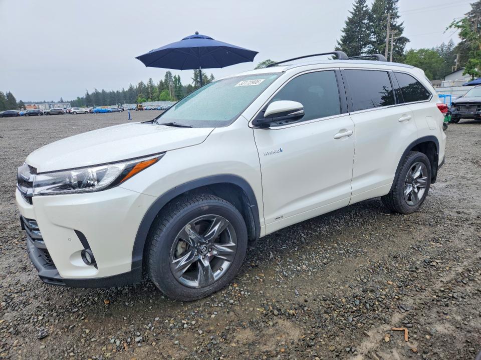 2018 TOYOTA HIGHLANDER HYBRID — VIN 5TDDGRFH2JS050332