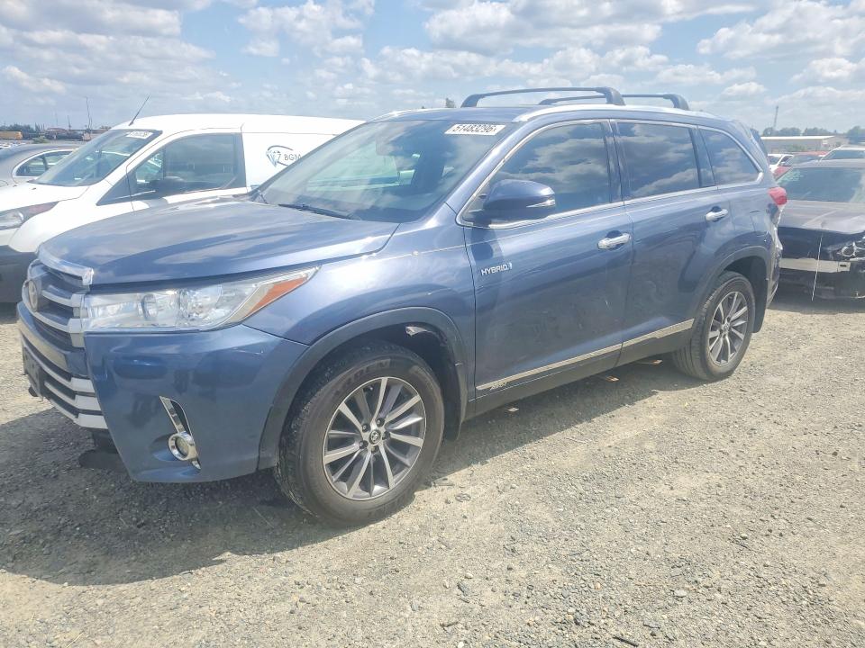 2019 TOYOTA HIGHLANDER HYBRID — VIN 5TDJGRFH2KS065563