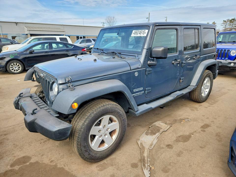 2017 JEEP WRANGLER UNLIMITED — VIN 1C4BJWDG2HL650166