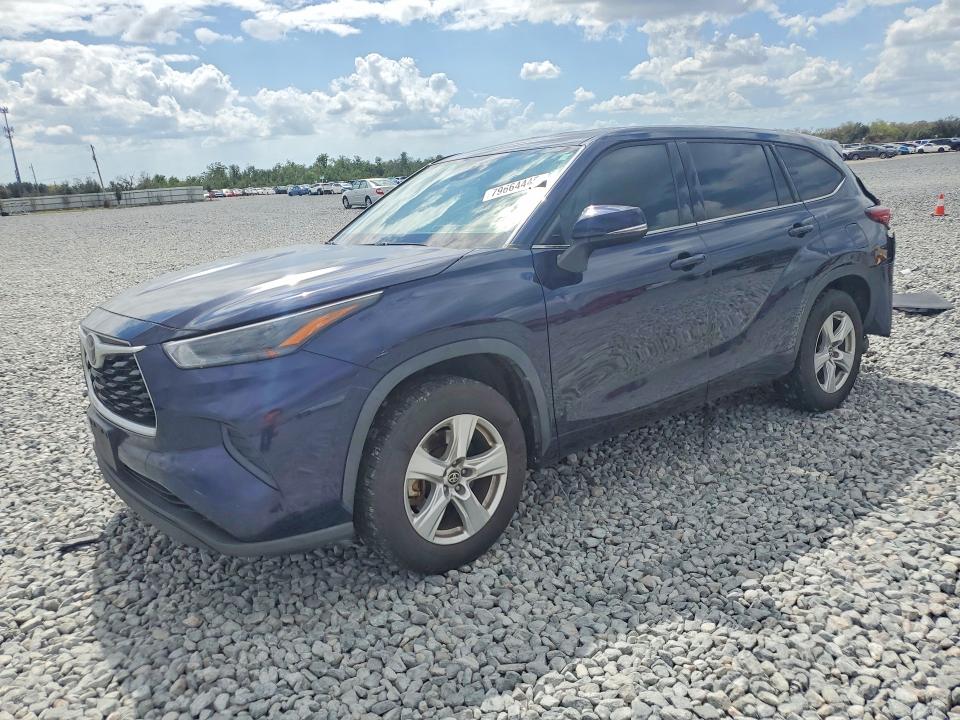 2022 TOYOTA HIGHLANDER — VIN 5TDCZRAH6NS091615