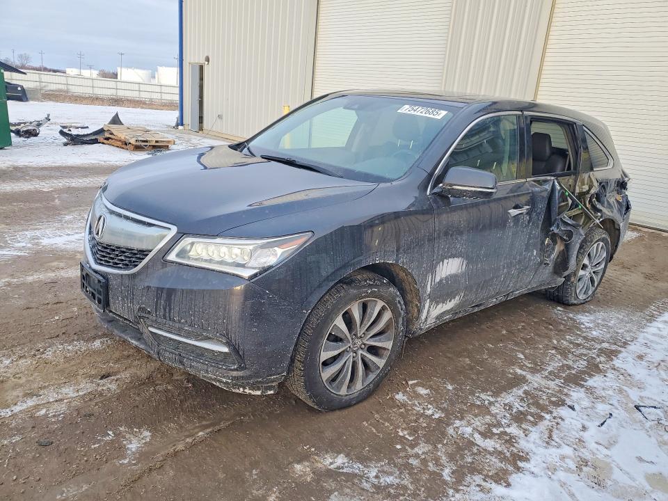 2016 ACURA MDX — VIN 5FRYD4H41GB052673