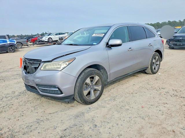 2016 ACURA MDX — VIN 5FRYD4H26GB018078