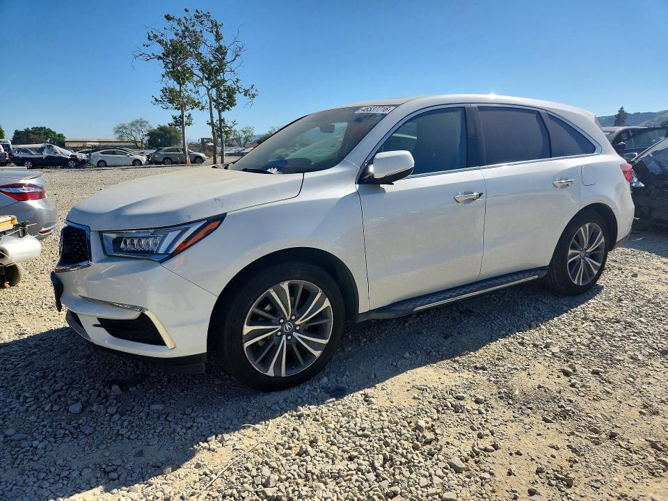 2019 ACURA MDX — VIN 5J8YD4H58KL003231