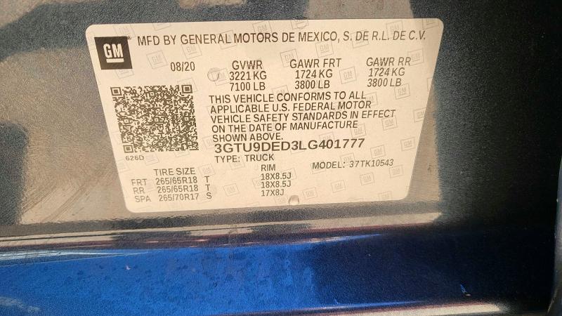 3GTU9DED3LG401777