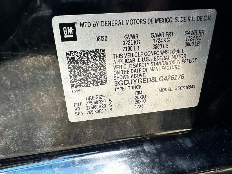3GCUYGED8LG426176