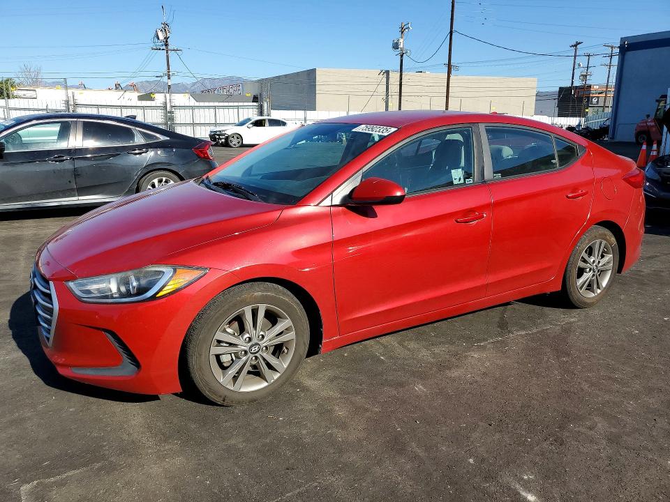 2018 HYUNDAI ELANTRA — VIN 5NPD84LF8JH287870