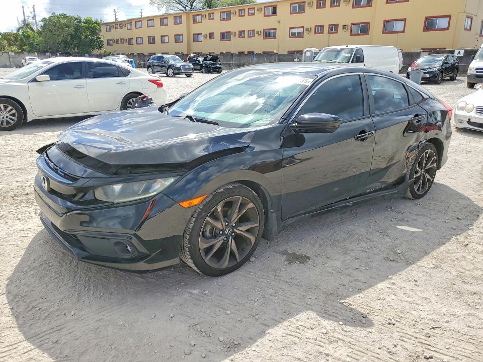 2019 HONDA CIVIC — VIN 2HGFC2F8XKH553216