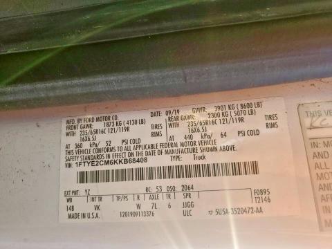 1FTYE2CM6KKB68408