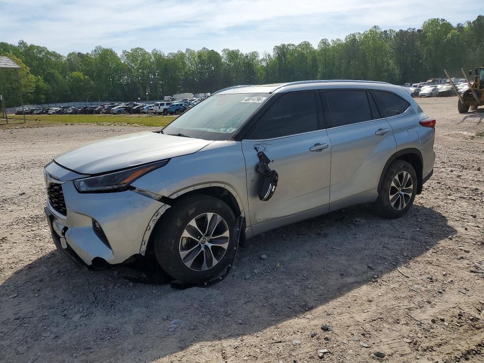 2021 TOYOTA HIGHLANDER HYBRID — VIN 5TDGBRCH3MS021491