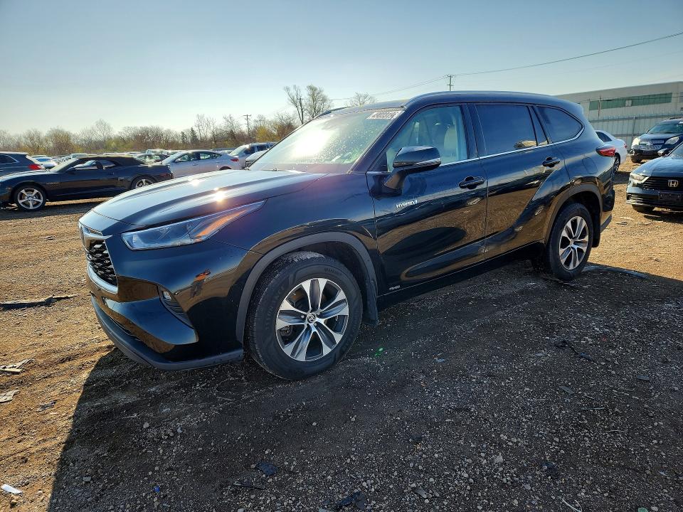 2021 TOYOTA HIGHLANDER HYBRID — VIN 5TDGBRCH0MS521947