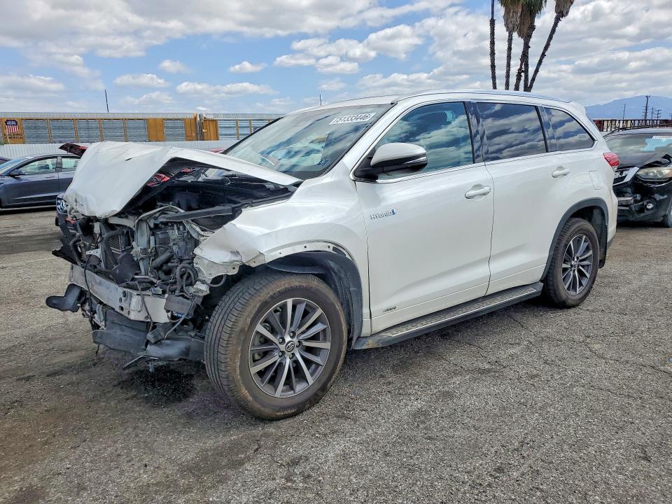 2018 TOYOTA HIGHLANDER HYBRID — VIN 5TDJGRFH7JS042293