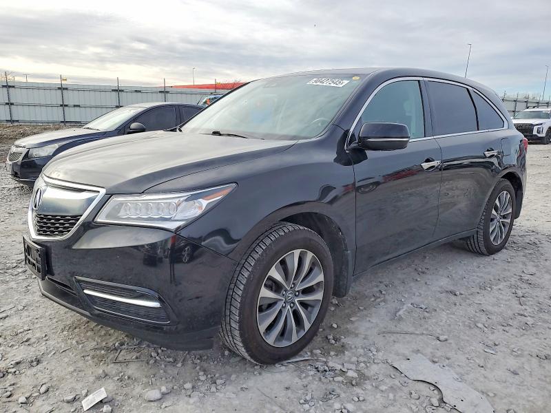 2016 ACURA MDX TECHNO — VIN 5FRYD4H49GB041551