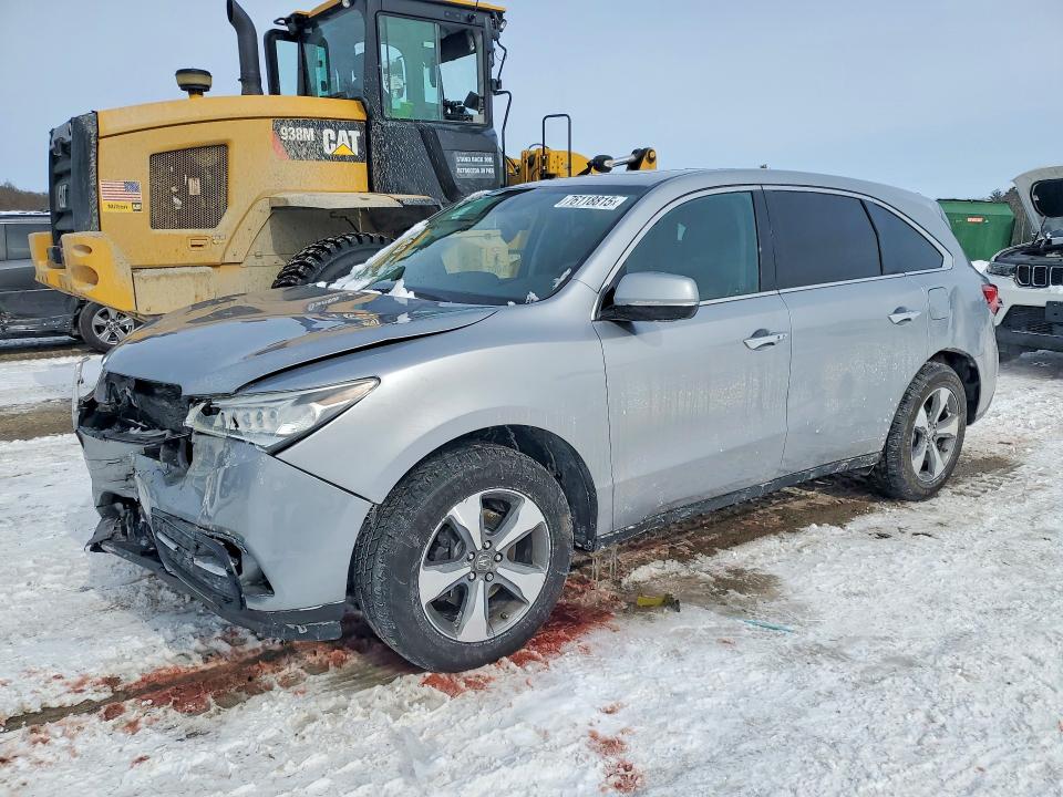 2016 ACURA MDX — VIN 5FRYD4H20GB058799