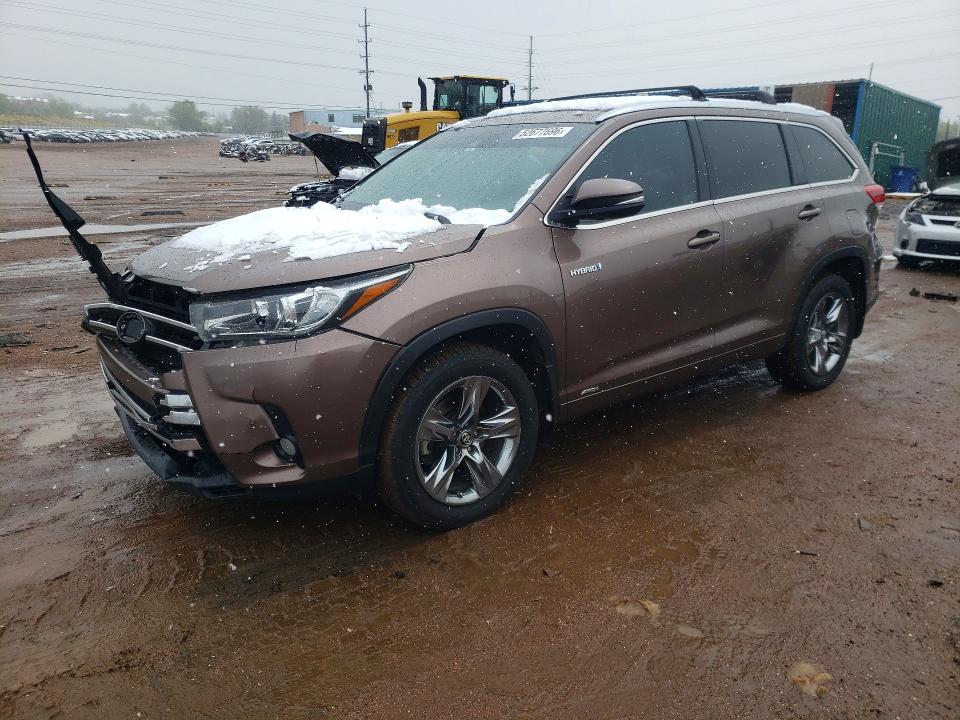 2017 TOYOTA HIGHLANDER HYBRID — VIN 5TDDGRFH6HS022589