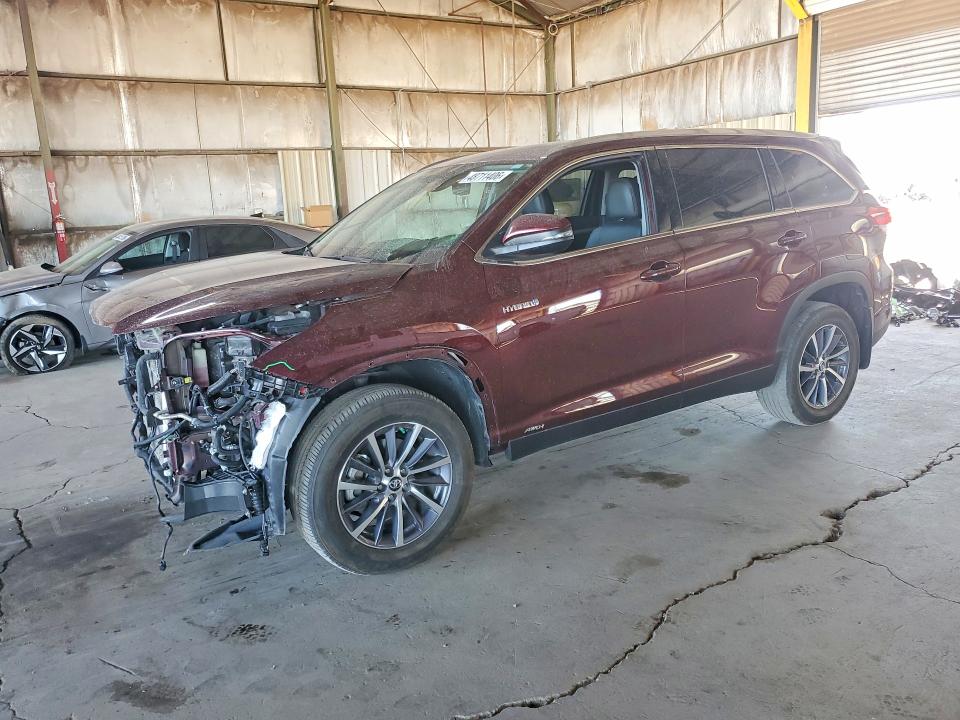 2019 TOYOTA HIGHLANDER HYBRID — VIN 5TDJGRFH1KS069071