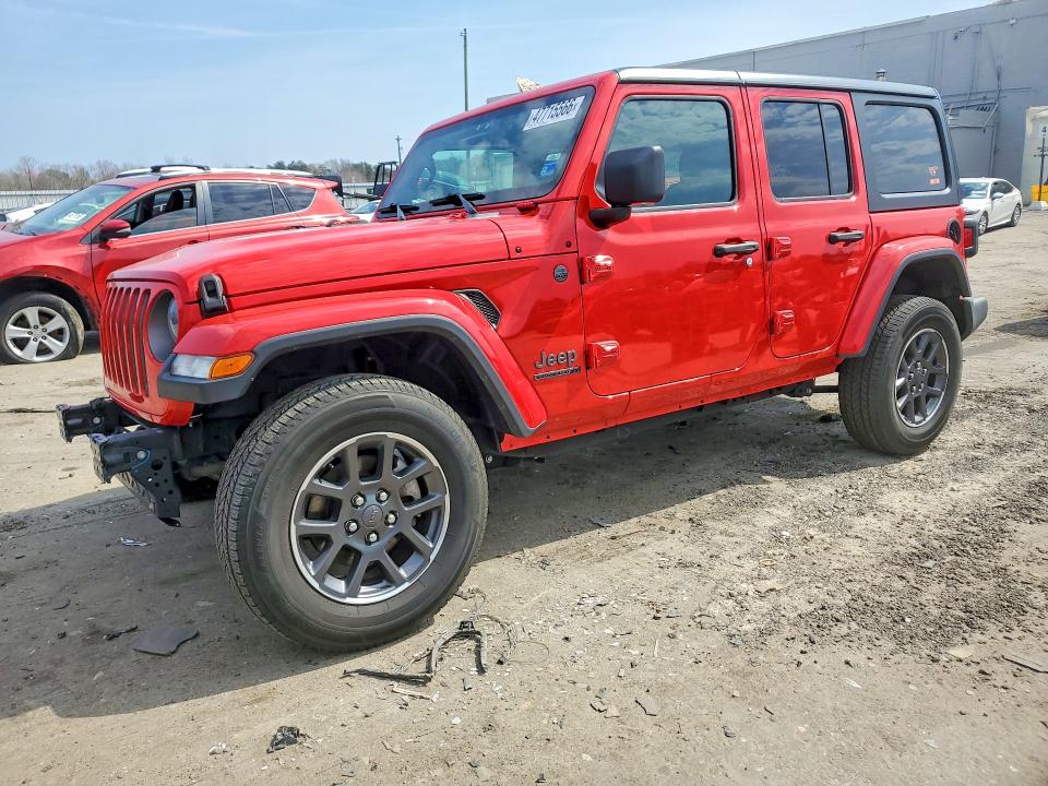 2021 JEEP WRANGLER UNLIMITED — VIN 1C4HJXDG1MW550195