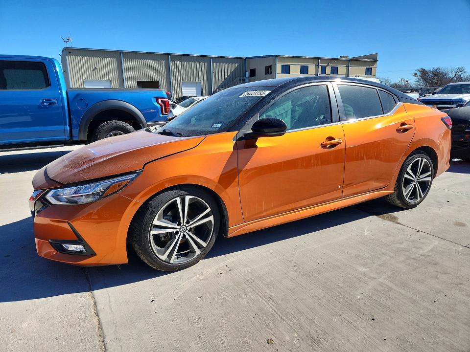 2020 NISSAN SENTRA — VIN 3N1AB8DV9LY240843