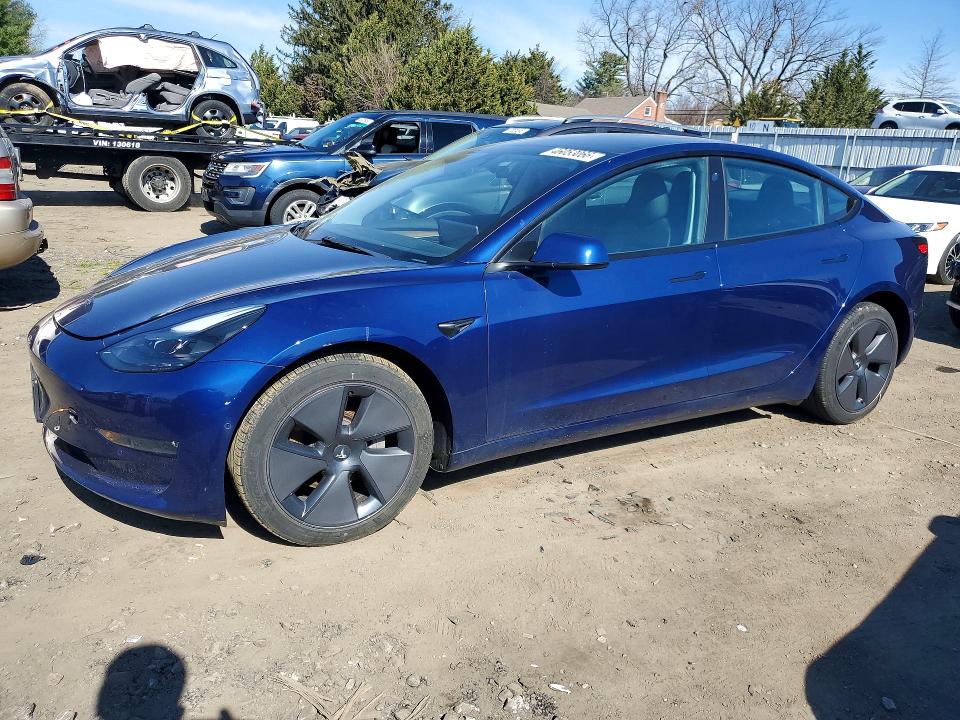 2022 TESLA MODEL 3 — VIN 5YJ3E1EB7NF204656