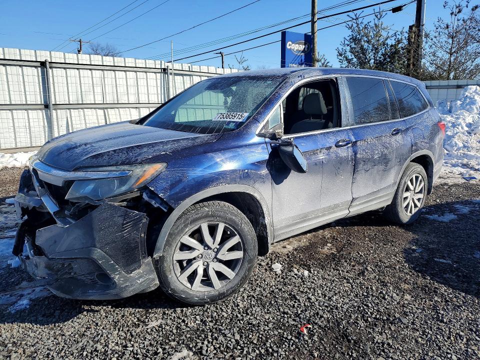2019 HONDA PILOT — VIN 5FNYF6H39KB077778