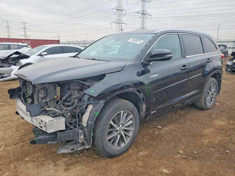 2019 TOYOTA HIGHLANDER HYBRID — VIN 5TDJGRFH6KS067882