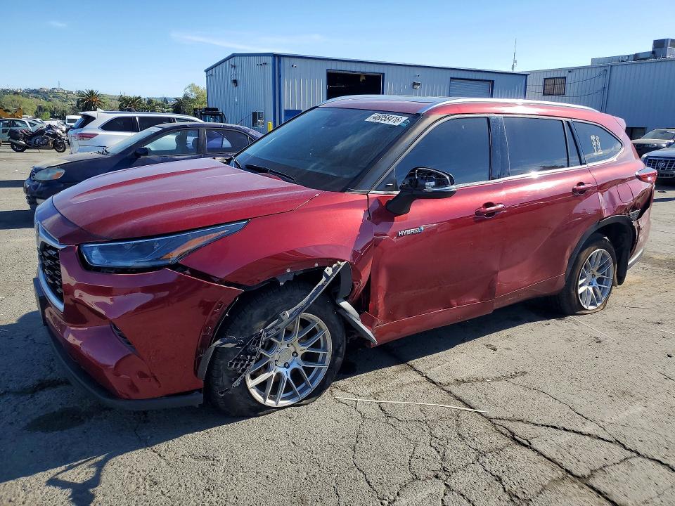 2021 TOYOTA HIGHLANDER HYBRID — VIN 5TDHBRCH1MS033319