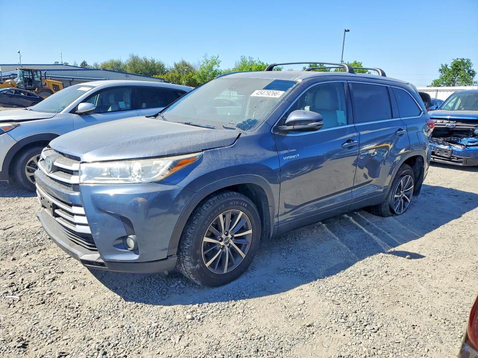 2018 TOYOTA HIGHLANDER HYBRID — VIN 5TDJGRFH5JS045757
