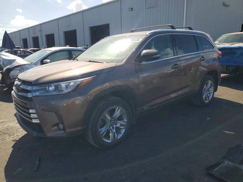 2018 TOYOTA HIGHLANDER HYBRID — VIN 5TDDGRFH5JS051250