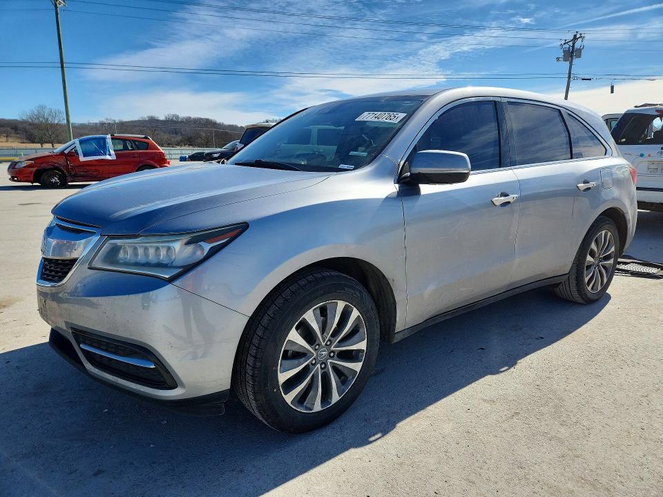 2016 ACURA MDX — VIN 5FRYD3H47GB019350
