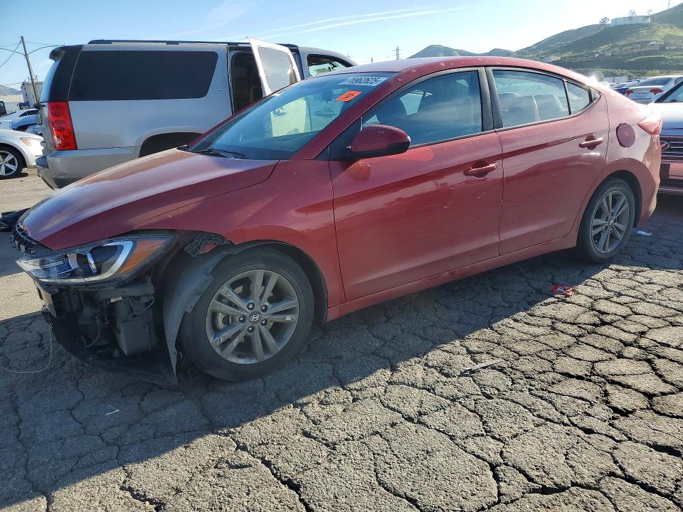 2018 HYUNDAI ELANTRA — VIN 5NPD84LF6JH224024