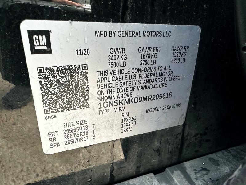 1GNSKNKD9MR205616