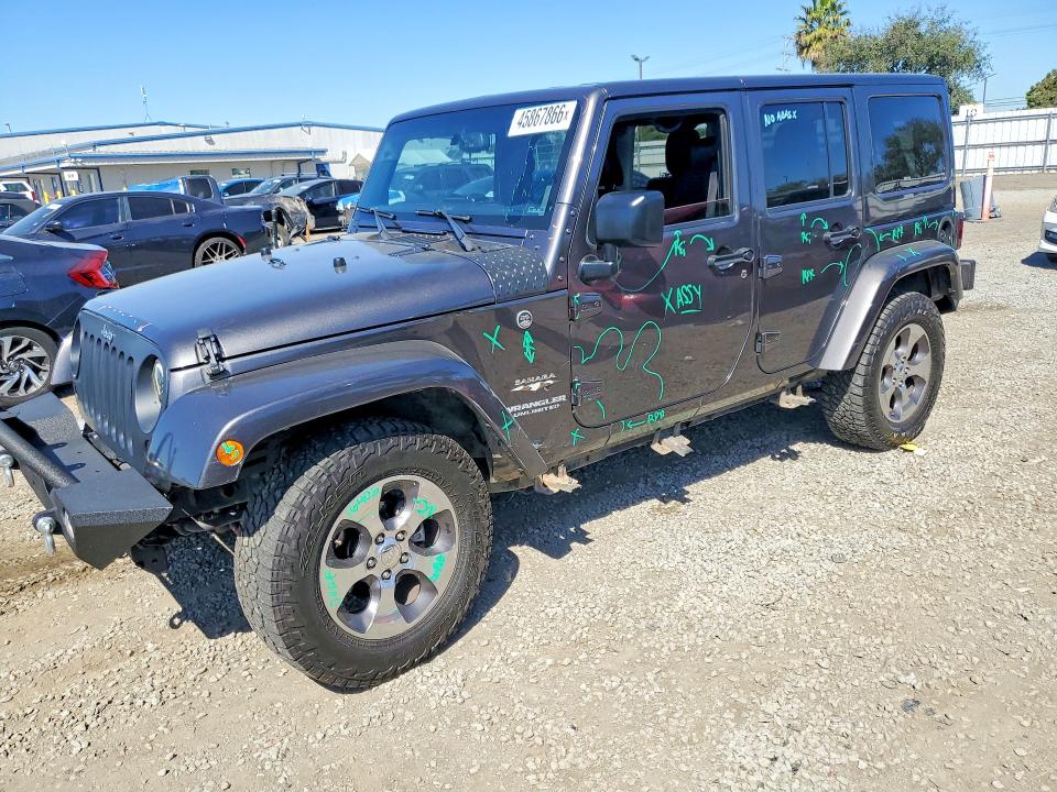 2017 JEEP WRANGLER UNLIMITED — VIN 1C4BJWEG8HL567081