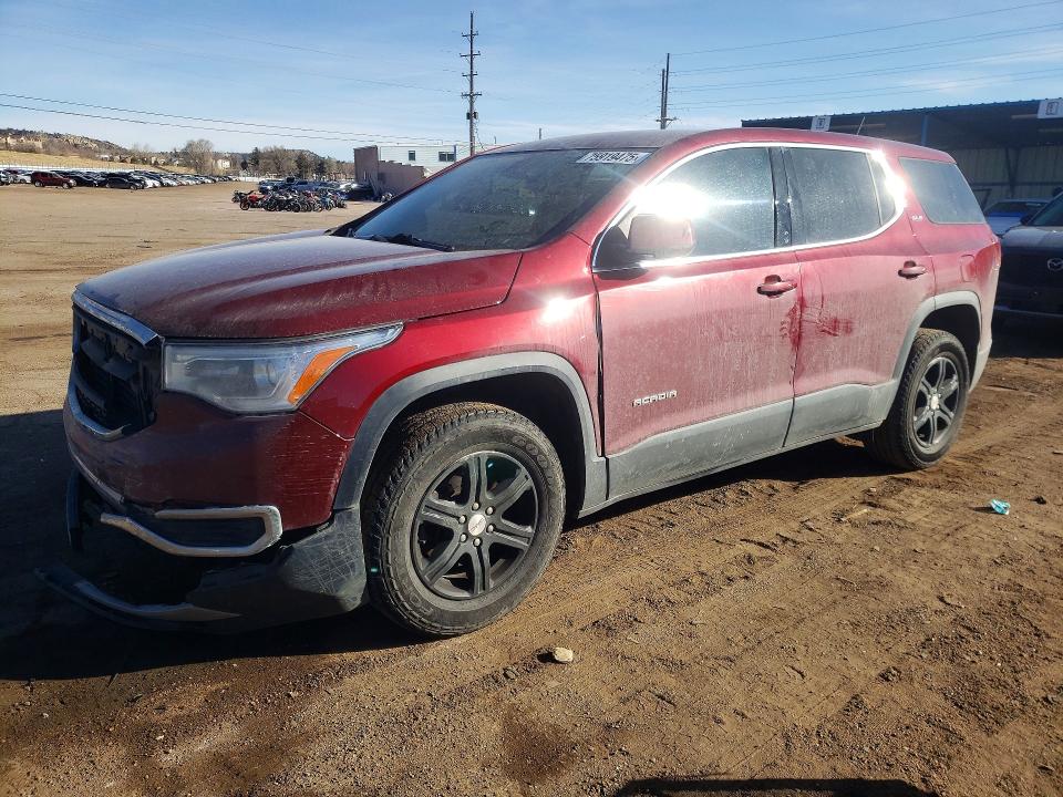 2018 GMC ACADIA — VIN 1GKKNKLA1JZ222493
