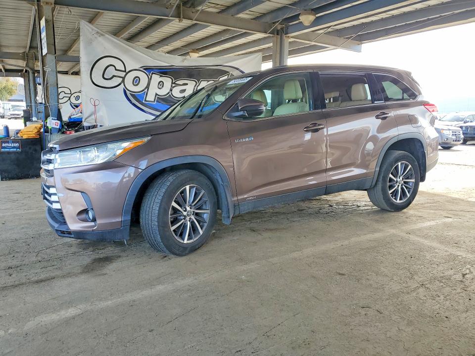 2019 TOYOTA HIGHLANDER HYBRID — VIN 5TDJGRFH6KS062066