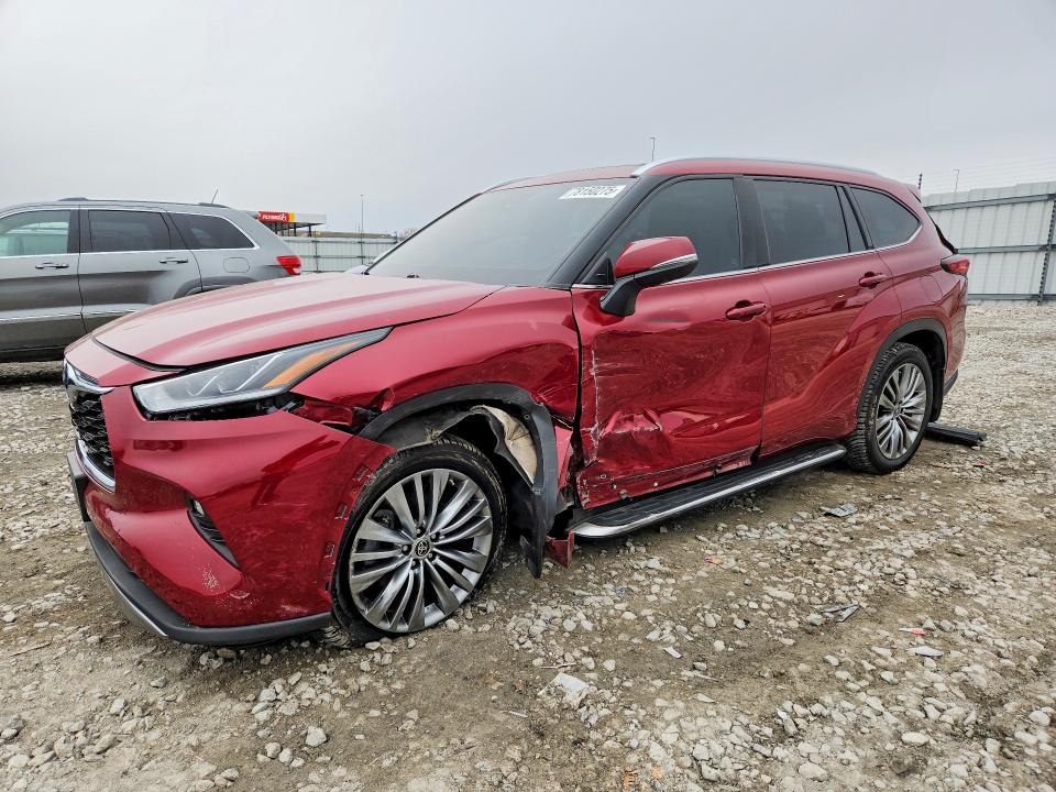 2022 TOYOTA HIGHLANDER HYBRID — VIN 5TDEBRCH4NS077903