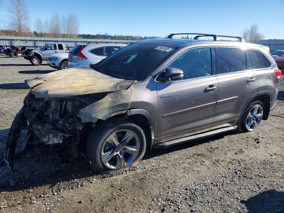 2019 TOYOTA HIGHLANDER HYBRID — VIN 5TDDGRFH4KS071992