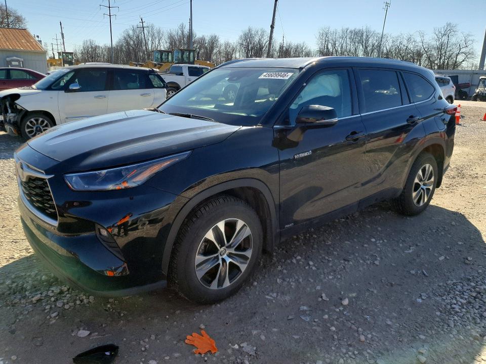 2021 TOYOTA HIGHLANDER HYBRID — VIN 5TDGBRCH0MS525268