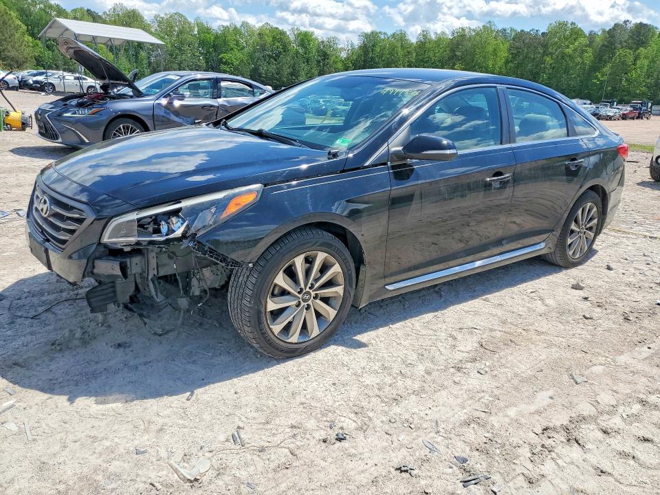 2017 HYUNDAI SONATA — VIN 5NPE34AF9HH537827