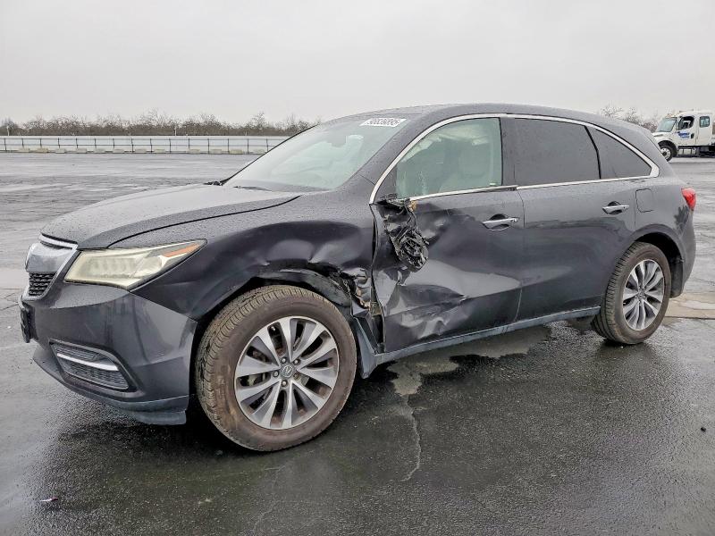 2015 ACURA MDX TECHNO — VIN 5FRYD3H43FB013771