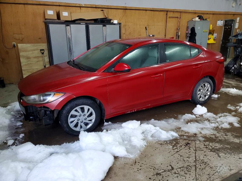 2017 HYUNDAI ELANTRA SE — VIN KMHD74LF2HU193885
