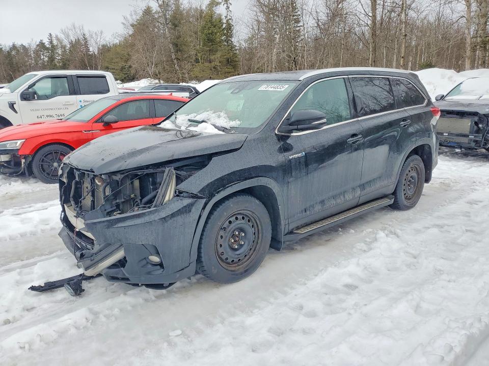 2017 TOYOTA HIGHLANDER HYBRID — VIN 5TDJGRFH0HS029542