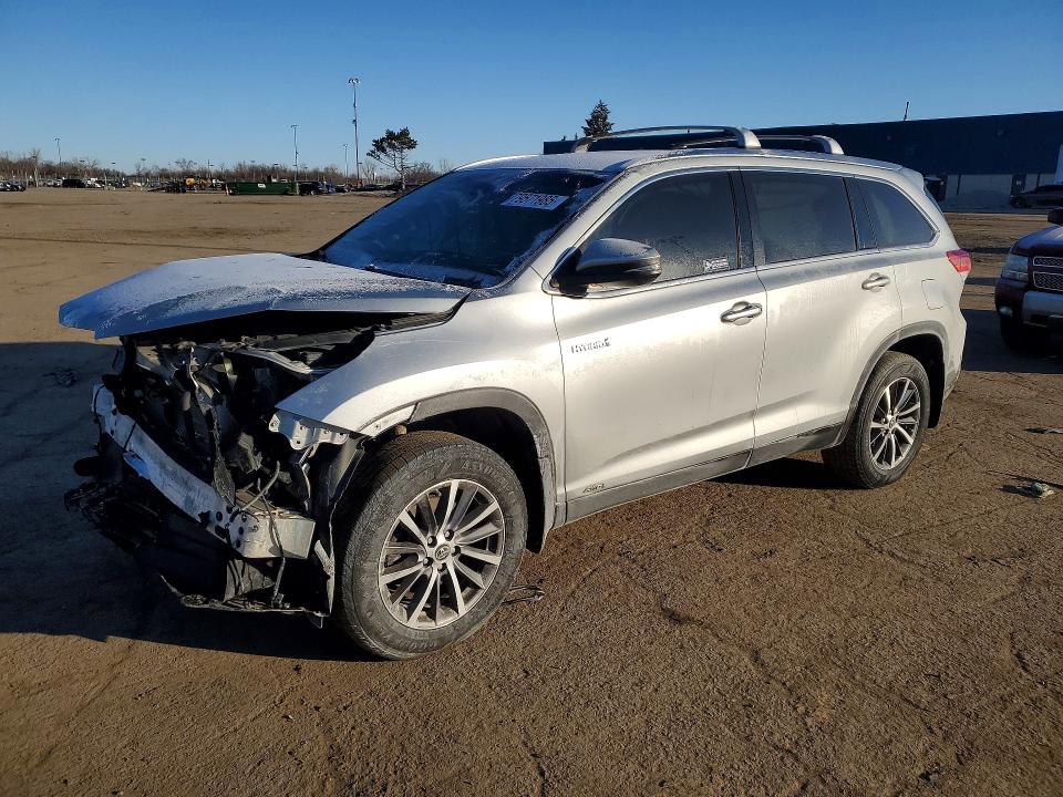 2019 TOYOTA HIGHLANDER HYBRID — VIN 5TDJGRFH0KS061902