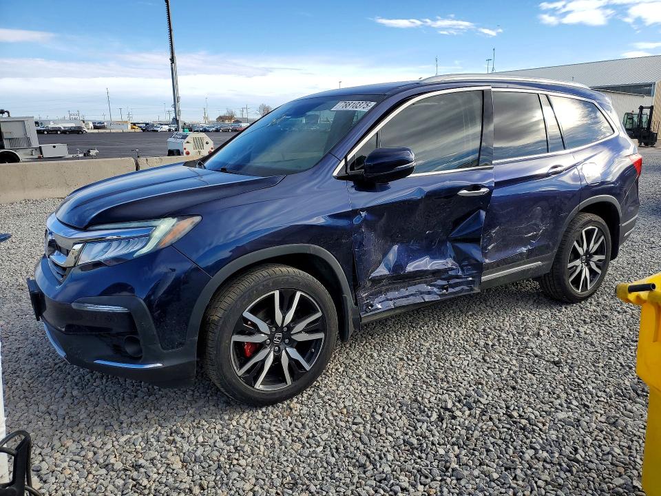 2019 HONDA PILOT — VIN 5FNYF6H9XKB074392