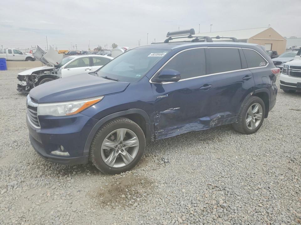 2016 TOYOTA HIGHLANDER HYBRID — VIN 5TDDCRFH2GS014001
