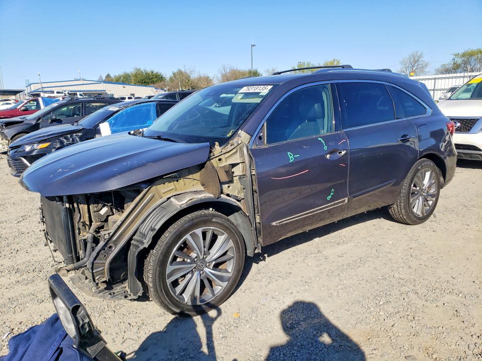 2017 ACURA MDX — VIN 5FRYD4H70HB016632