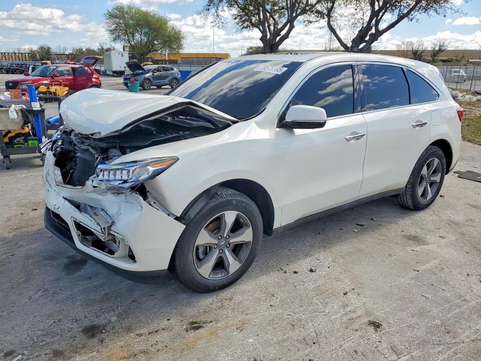 2016 ACURA MDX — VIN 5FRYD3H24GB007901