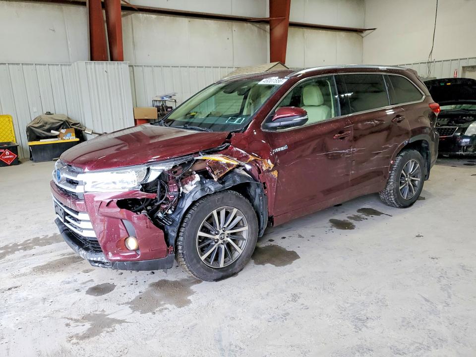 2018 TOYOTA HIGHLANDER HYBRID — VIN 5TDJGRFH4JS050836