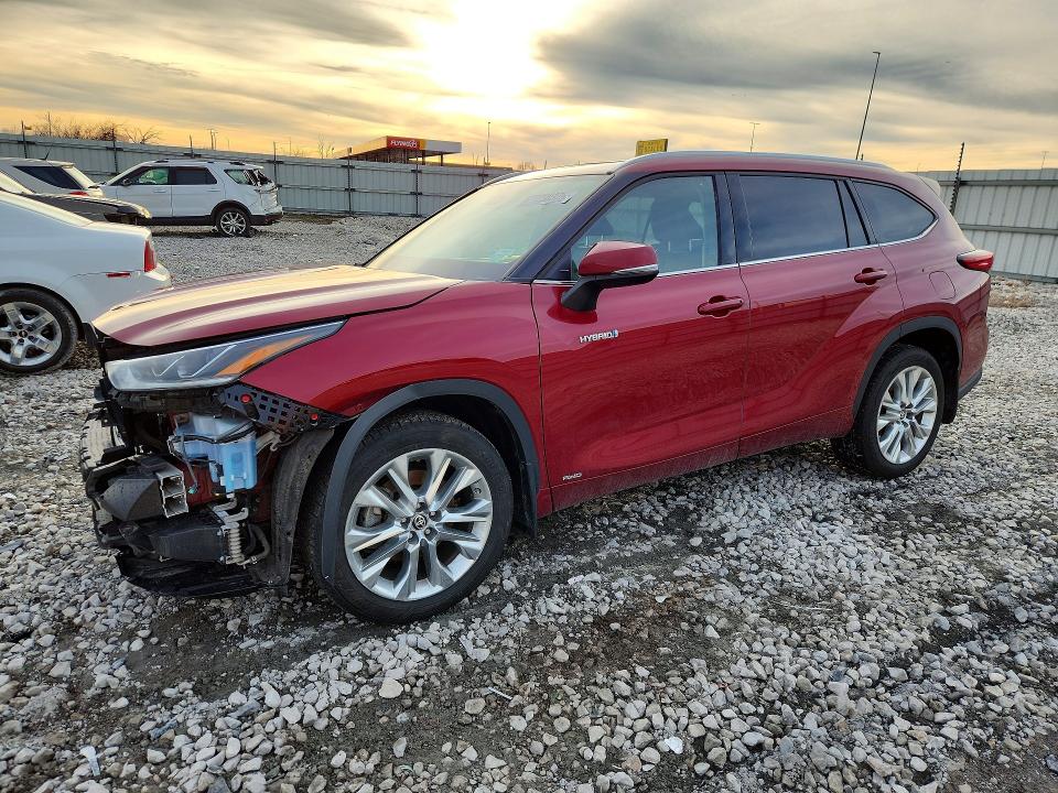 2021 TOYOTA HIGHLANDER HYBRID — VIN 5TDXBRCH0MS035266