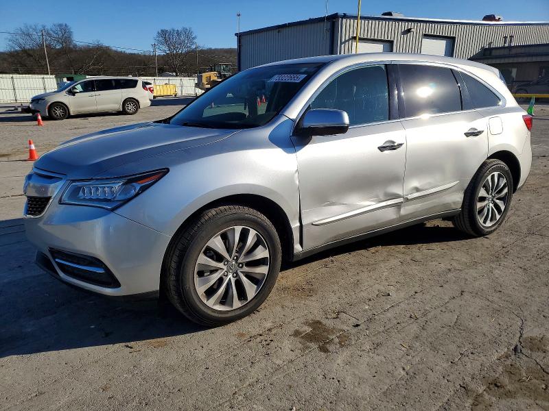 2015 ACURA MDX TECHNO — VIN 5FRYD4H42FB016571