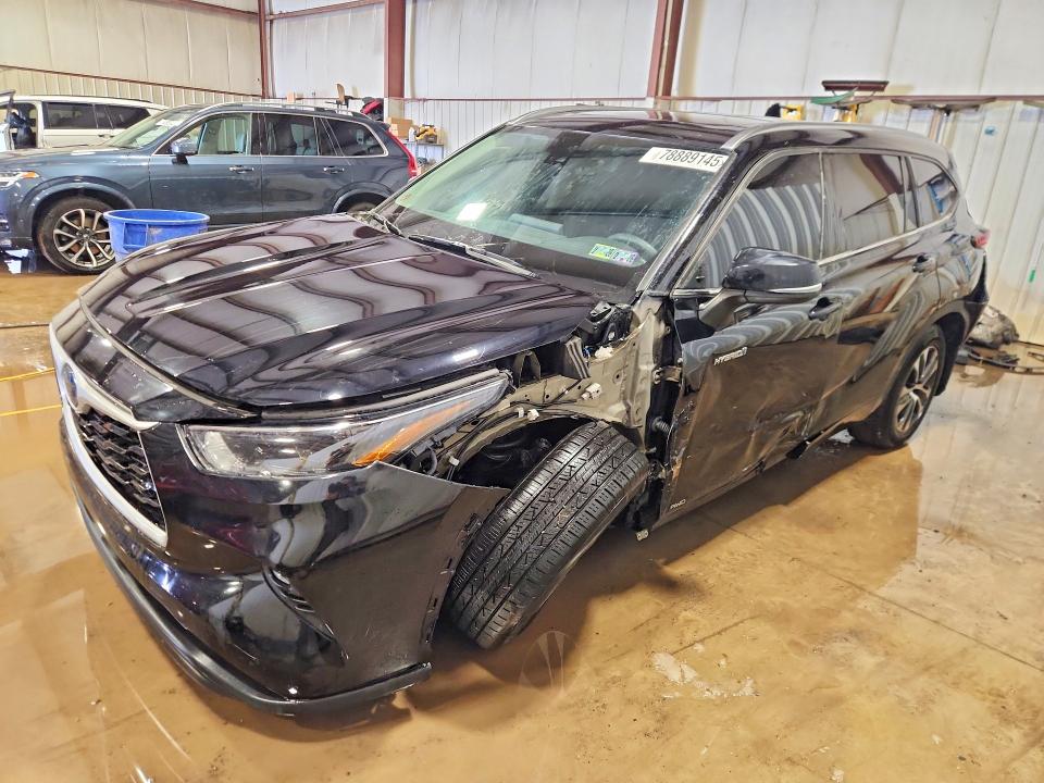2021 TOYOTA HIGHLANDER HYBRID — VIN 5TDGBRCH4MS519666