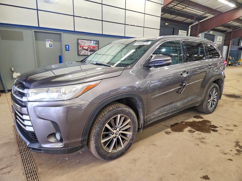 2019 TOYOTA HIGHLANDER HYBRID — VIN 5TDJGRFH2KS076806